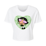 Green Enamorada - Alternative Women's Crop Tee *NEW STYLE*