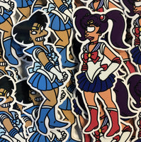 Sailor Space Babes - Sticker