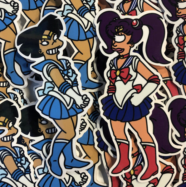 Sailor Space Babes - Sticker